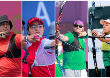 Vuelan flechas para definir preselección nacional de tiro con arco en Monterrey