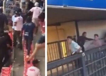 “Ábrela”: Video muestra a hombre que permitió brutal pelea en Atlas vs Querétaro
