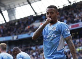 Póker de goles de Gabriel Jesus; City golea al Watford