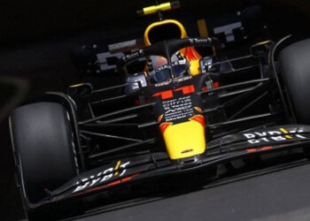 ‘Checo’ Pérez, segundo en primera práctica en Mónaco