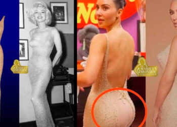 KIM KARDASHIAN DAÑA VESTIDO DE MARILYN MONROE