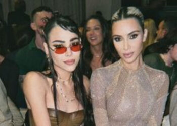Danna Paola presume «noche loca» con Kim Kardashian
