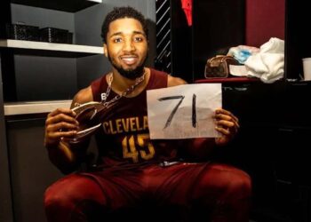 NBA: ¡Imparable! Donovan Mitchell anota 71 puntos en la victoria de Cleveland
