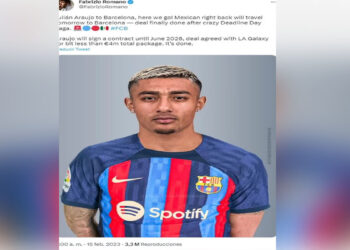 Julián Araujo llegará al FC Barcelona; firmará hasta junio de 2026