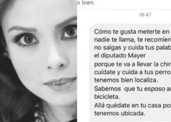 Maryfer Centeno exhibe fuertes amenazas recibidas por parte de Sergio Mayer