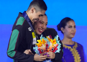 Ganan Mexicanos  medalla de bronce en natación artística