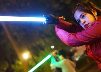 Combates con sable jedi, disciplina no sólo para fanáticos de la saga