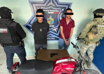 Policía municipal de Cajeme detiene a dos presuntos por allanamiento y uno por robo a comercio