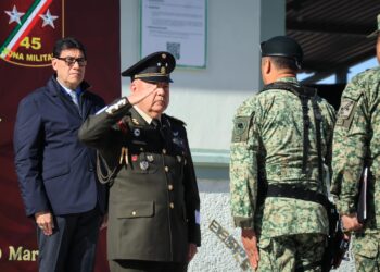 Asume el General Horacio Flores Comandancia de la 45 Zona Militar