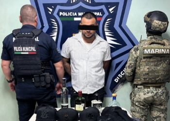 Detiene  SSPM y MARINA  a dos por robo a comercio en Cajeme