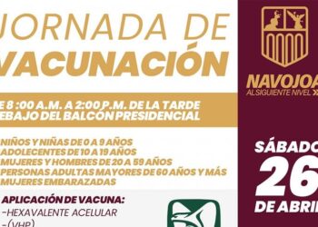 Salud de Navojoa anuncia Jornada de Vacunación.