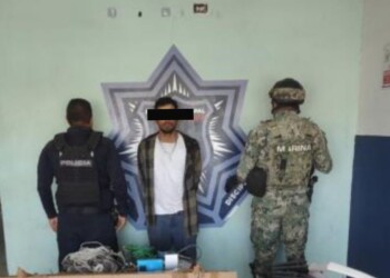 Detiene  SSPM y MARINA a dos por robo con violencia a casa habitación en Cajeme