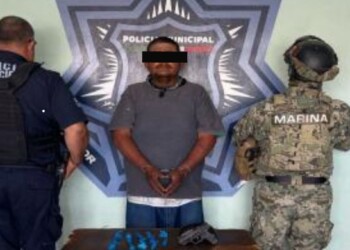 Detiene SSPM y  MARINA a hombre por delito contra la salud en Cajeme