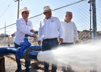 ¡MÁS AGUA PARA EL ORIENTE¡: Elías Retes pone en funcionamiento Nuevo Pozo