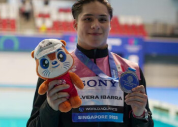 Osmar Olvera se cuelga su sexta medalla mundial en el Campeonato Mundial de Clavados Singapur 2025
