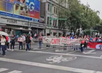 Marcha de la CNTE HOY jueves 10 de julio: Ruta, horario y calles cerradas