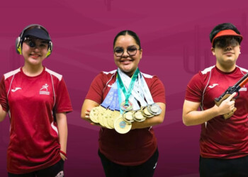 Terna de sonorenses de tiro buscará boletos a los JCC 2026