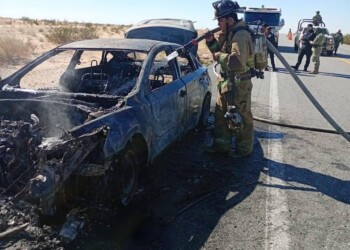 Se Incendia vehículo en la carretera a SLRC