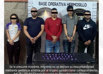FGJES formula imputación contra cinco personas por delitos contra la salud tras operativo conjunto en Hermosillo