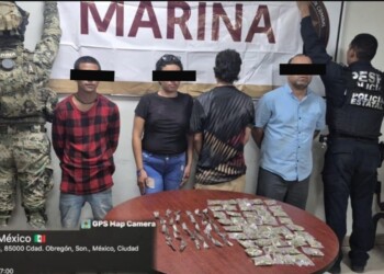 OPERATIVO COORDINADO DETIENE A CUATRO PERSONAS CON PRESUNTO NARCÓTICO