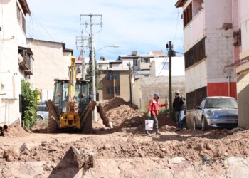 Inician obras de pavimentación en Colinas del Yaqui