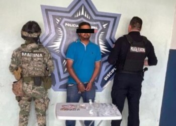 DETIENE SSPM Y MARINA A DOS POR PRESUNTO DELITO CONTRA LA SALUD