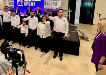 Paloma Terán toma Protesta a Juan Carlos Cota como  presidente del PES en Navojoa