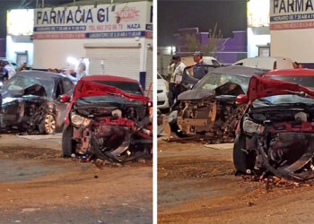 “Encontronazo” deja cuatro heridos en la colonia Laura Alicia Frías