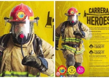 Proyectan carrera en apoyo a Bomberos de Guaymas