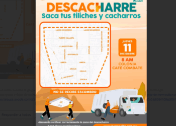 Este jueves realizará Gobierno de Hermosillo jornada de descacharre en la colonia Café Combate