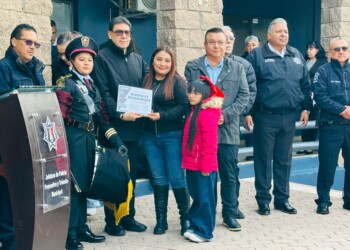 Rinde Gobierno de Nogales homenaje a policías caídos en cumplimiento del deber