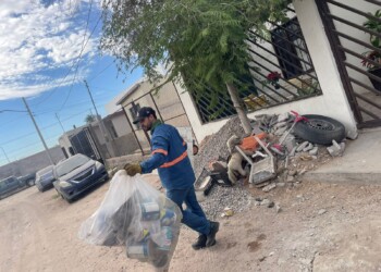 Acopia Ayuntamiento de Hermosillo 18 toneladas de descacharre en la Solidaridad