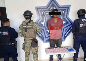 SSPM Y MARINA DETIENEN A TRES PERSONAS POR DELITOS CONTRA LA SALUD EN OPERATIVOS DE FIN DE SEMANA