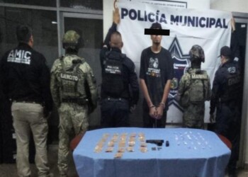 OPERATIVO MIXTO DETIENE A PERSONA CON ARMA Y DOSIS DE DROGA EN URBI VILLA DEL REY