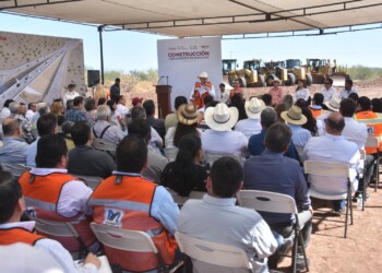 NAVOJOA  A LA VANGUARDIA: GOBERNADOR DURAZO Y ELÍAS RETES DAN BANDERAZO A CONSTRUCCIÓN DE LIBRAMIENTO CARRETERO