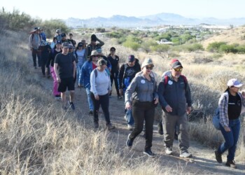 Con actividades en un pulmón de Hermosillo reciben Gobierno Municipal y colectivos ambientalistas a la primavera