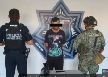 DETIENEN A HOMBRE POR PROBABLE DELITO CONTRA LA SALUD EN LA COLONIA BENITO JUÁREZ