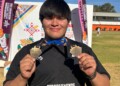 Alumno de UTS conquista doble oro en atletismo en el 1er Encuentro Nacional Cultural y Deportivo