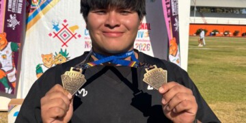 Alumno de UTS conquista doble oro en atletismo en el 1er Encuentro Nacional Cultural y Deportivo