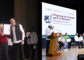 Avanza regularización del suelo con entrega de más de mil 500 escrituras en Agua Prieta