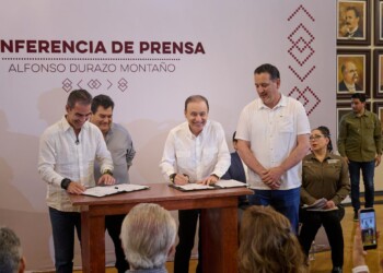 Regresan Los Mayos a casa; Gobernador Durazo anuncia 150 millones para remodelar estadio de Navojoa