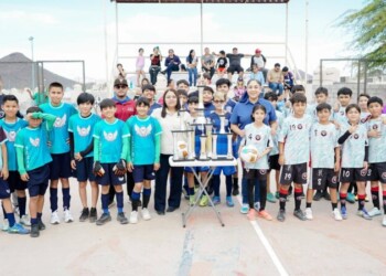 Realiza Ayuntamiento de Guaymas primera fase eliminatoria del Torneo de fútbol infantil 5 x 5