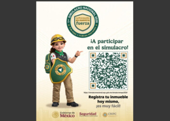 Invitan a participar en el Simulacro Nacional del 6 de mayo