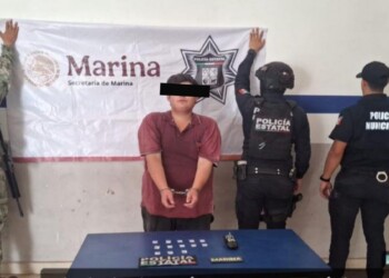 DETIENE OPERATIVO CONJUNTO DE SEGURIDAD A DOS POR EL PRESUNTO DELITO CONTRA LA SALUD EN CAJEME