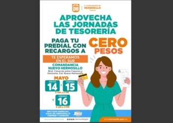 Este fin de semana Tesorería Municipal tendrá el predial a cero pesos en recargos al sur de la ciudad