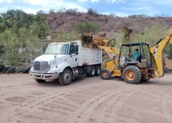 Retira Ayuntamiento de Guaymas más de 327 toneladas de basura y escombro en arroyos
