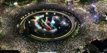 Maná reúne a 170 mil personas en su concierto en la Glorieta de La Minerva, Guadalajara