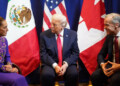 Reunión Sheinbaum, Trump y Carney: Así fue el primer encuentro en persona entre los líderes del T-MEC