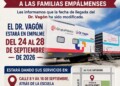 *Confirman regreso del Dr. Vagón a Empalme; brindará servicios gratuitos en septiembre*