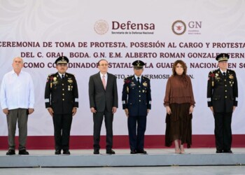 Reafirma Durazo coordinación interinstitucional con Guardia Nacional para fortalecer la seguridad en Sonora